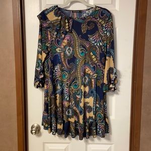 Nuggles shoulder ruffle top